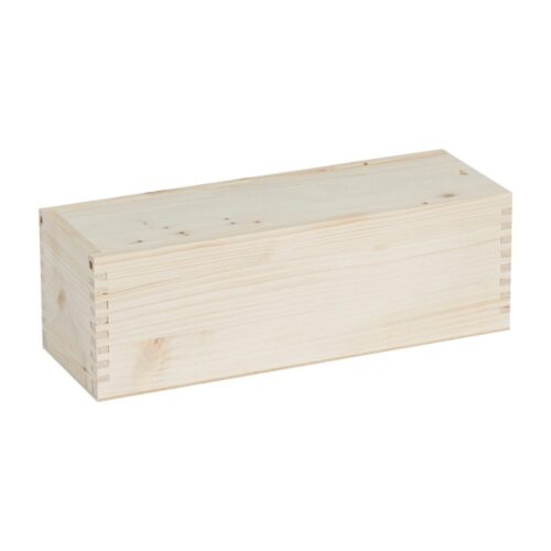 CASSETTA LEGNO 1 bottiglia spumante 750 ml, chiusura a scorrimento