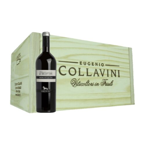 Eugenio Collavini - Merlot Dal Pic Cassa Legno 6 Bottiglie