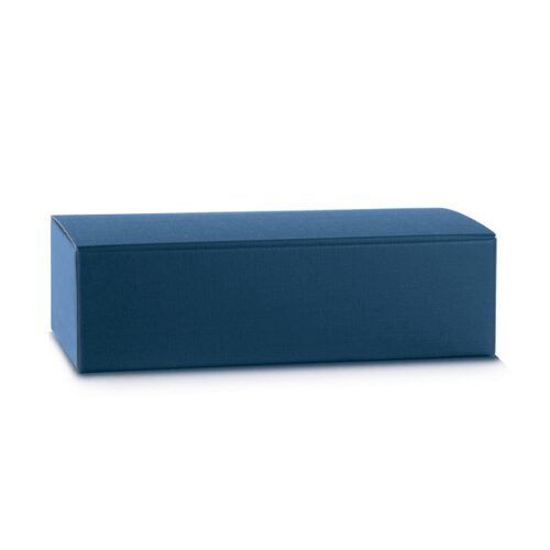 Scatola Unica 2 bottiglie Fibra Blu
