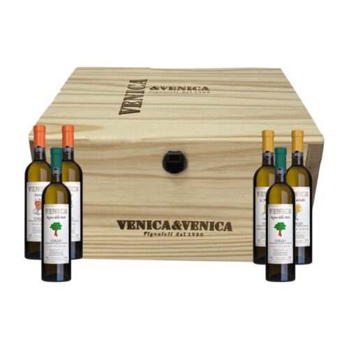 Venica - Selezione 6 Bottiglie Vino Bianco Cassa Legno